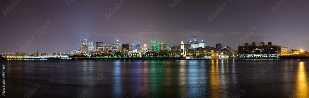 Obraz premium Montreal night panorama