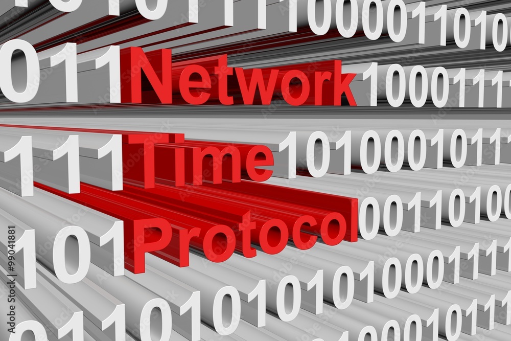 Network Time Protocol in the form of binary code