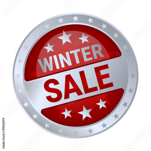 Winter Sale Icon Button