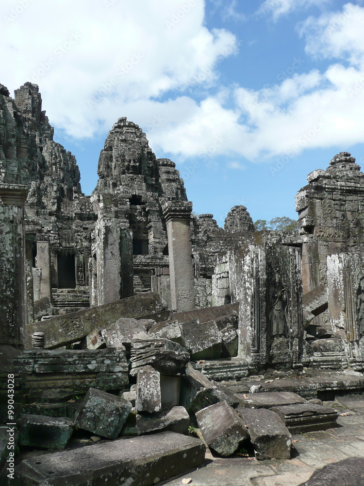 Ruins in Angkor Wat, Cambodian Ruins in Angkor Wat, Cambodian