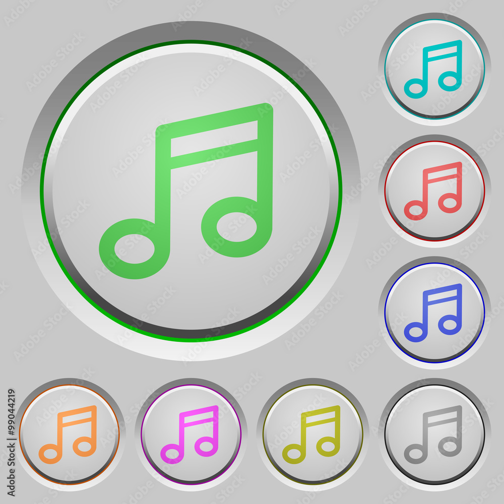 Music push buttons Music push buttons
