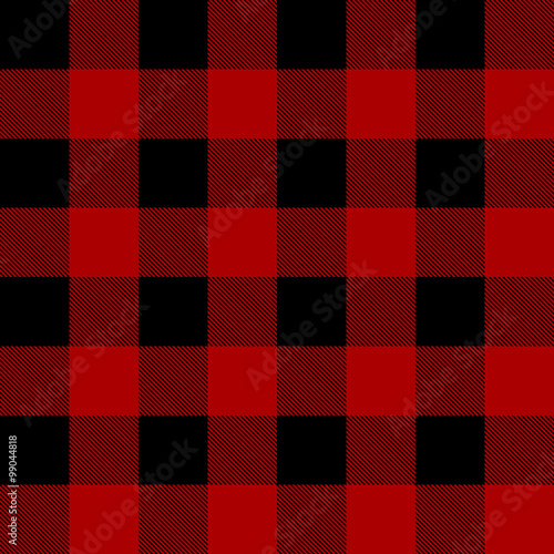 Lumberjack plaid pattern vector