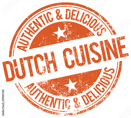 dutch cuisine stamp