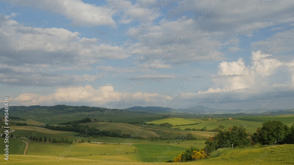Tuscany landscape - timelapse Tuscany landscape - timelapse