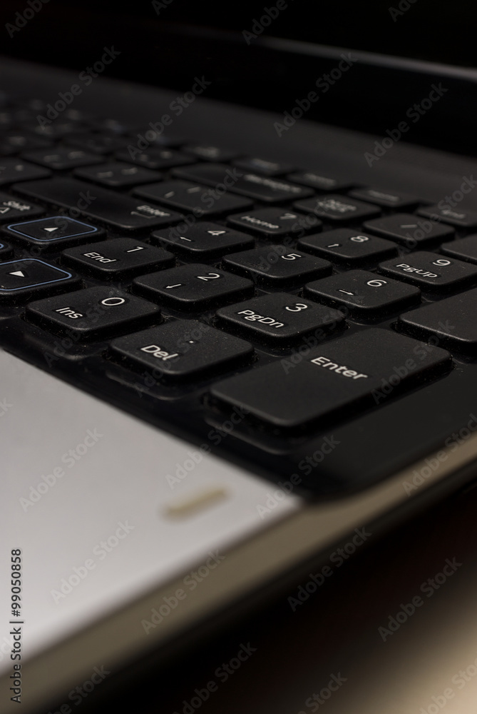 Laptop keyboard. High resolution image. Laptop keyboard. High resolution image.