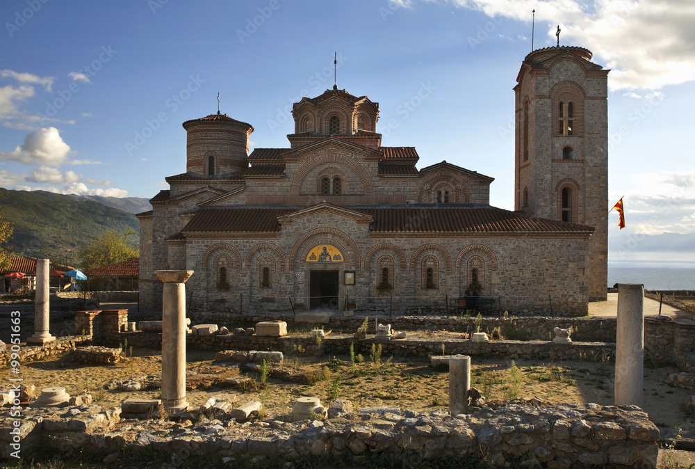 Church of St. Clement and St. Panteleimon in Ohrid. Macedonia