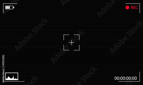 Viewfinder digital video camera.