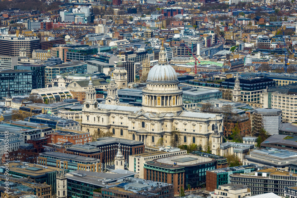 St Paul's cathedral in London, UK