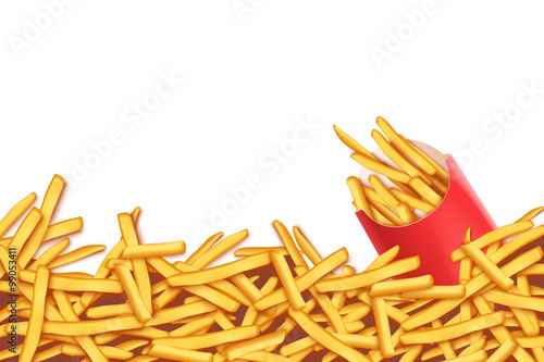 Fototapet picture of fries4
