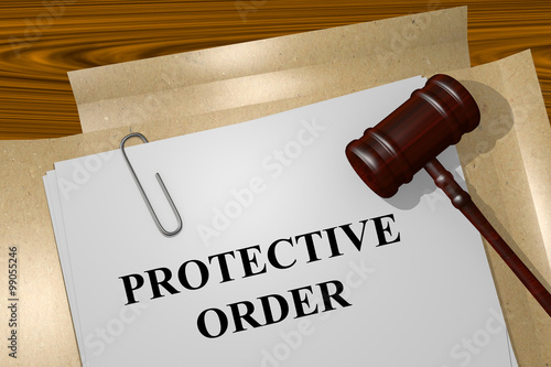 Tablou pe pânză Protective Order concept
