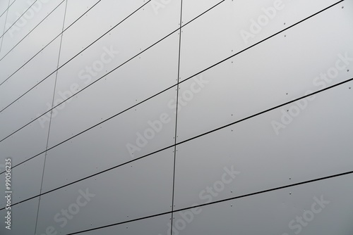 Photos Fassade aus Aluminium an einem Bürogebäude