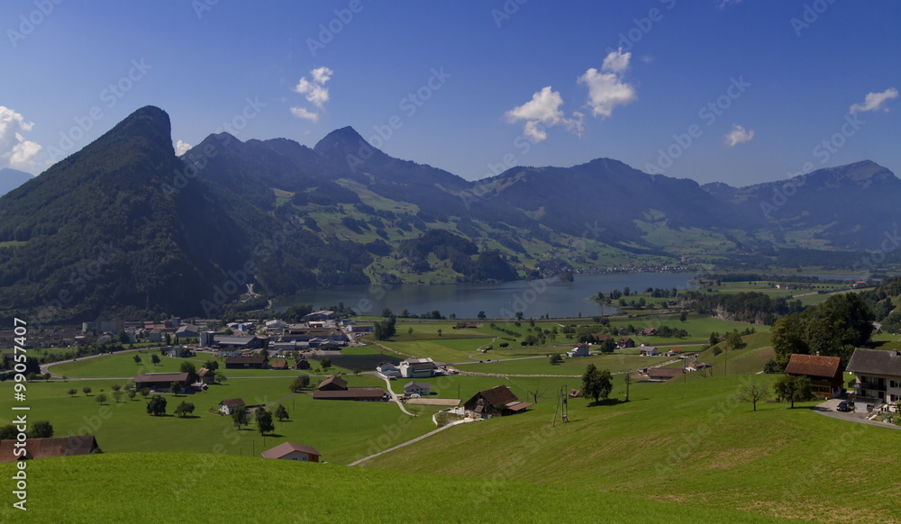 Magnificent view on the region of Lucerne