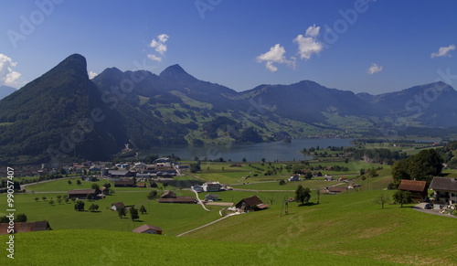 Magnificent view on the region of Lucerne