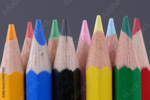 Color pencils with mix colors