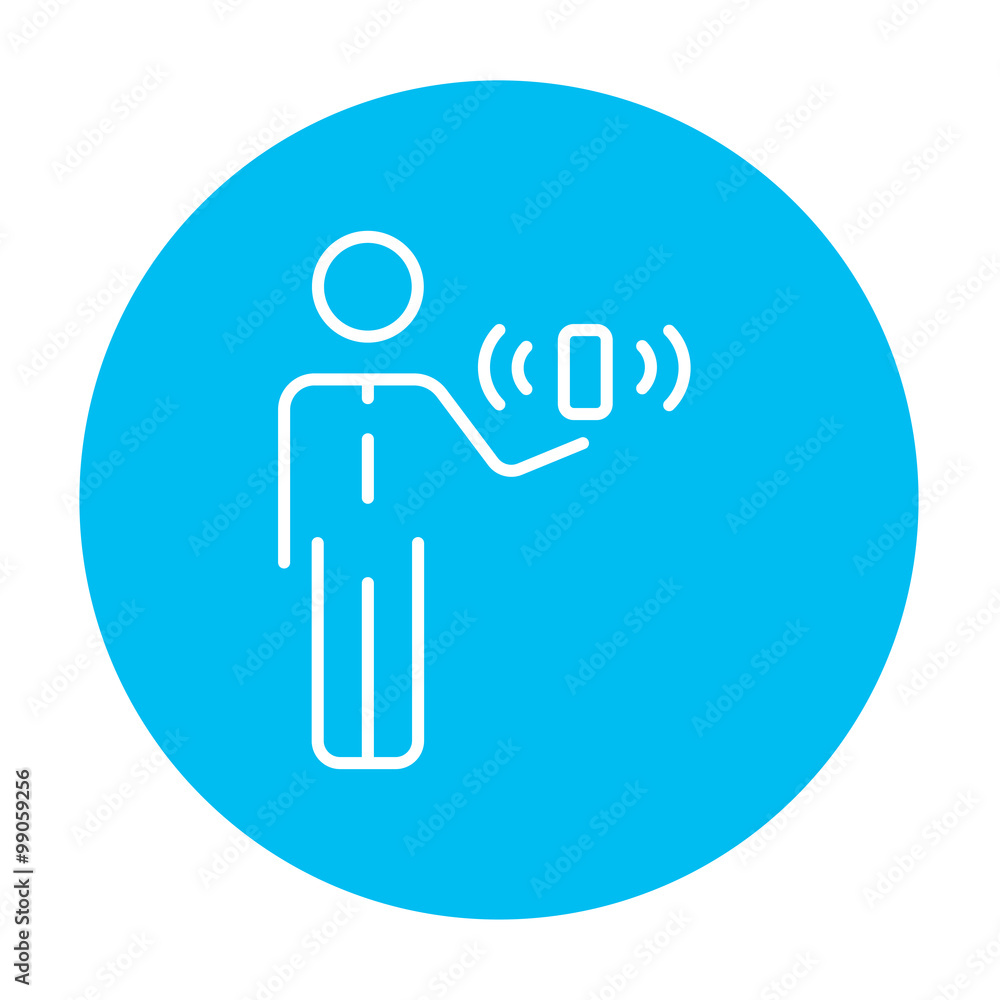 Mobility line icon. Mobility line icon.