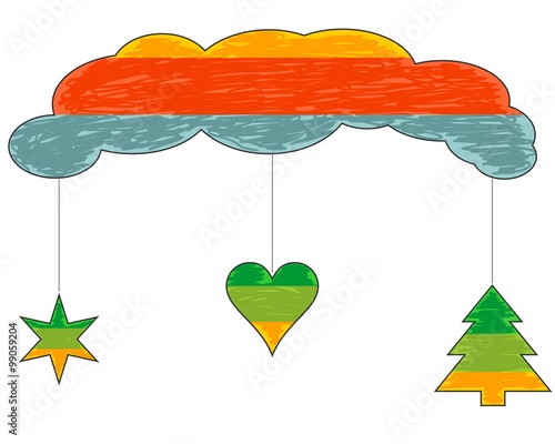 rainbow cloud