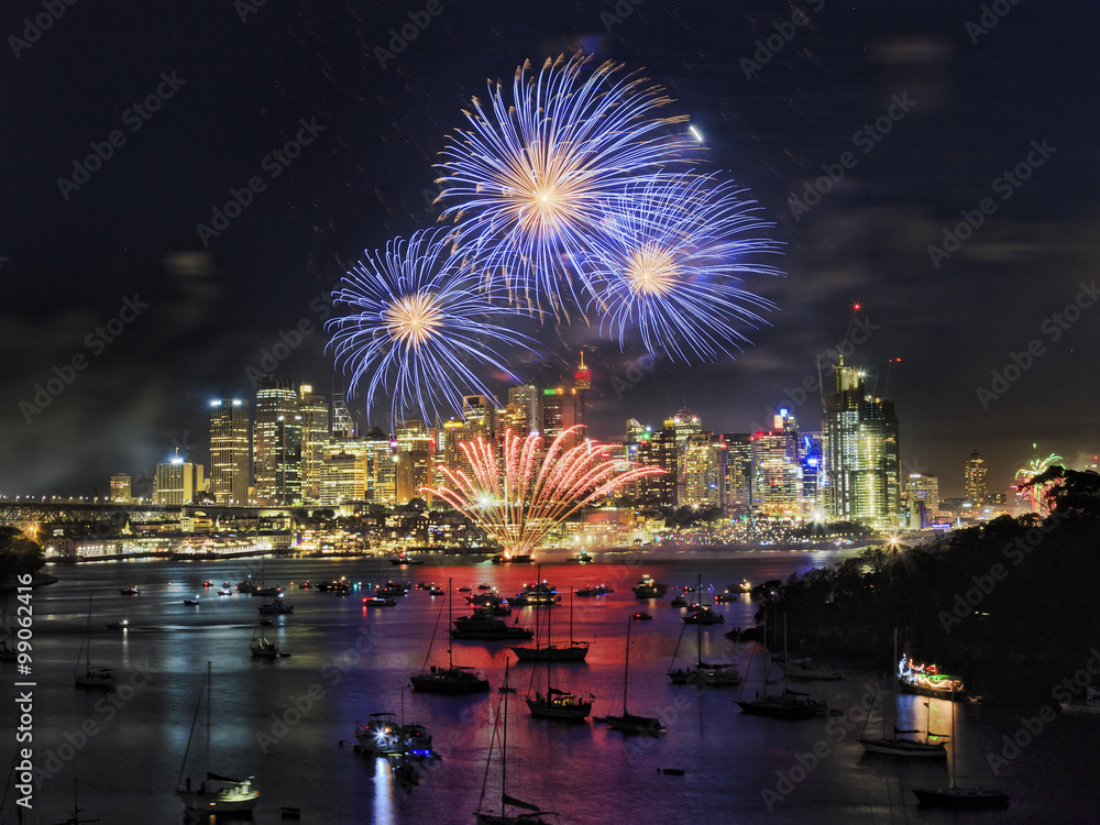 Fototapeta premium FW Waverton BLue Balls