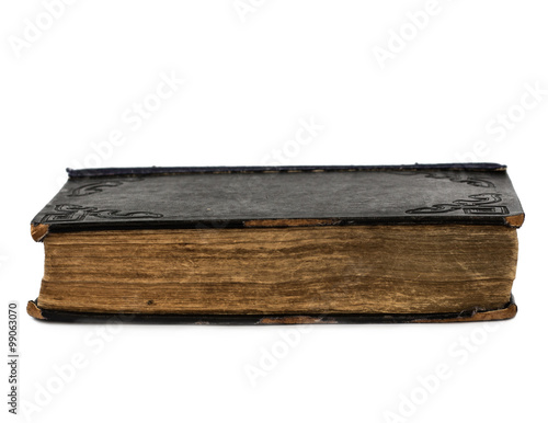 Old bible. Holy book isolated on a white background
