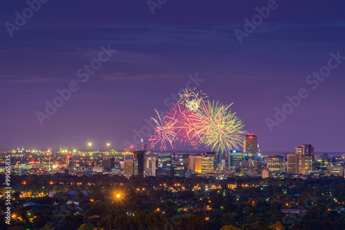 Adelaide fireworks