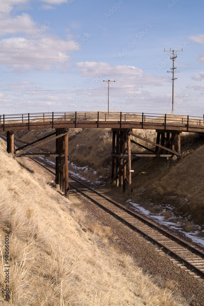 Wooden Railroad Bridge Wooden Railroad Bridge