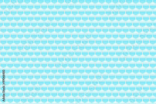 abstract blue honeycomb pat...