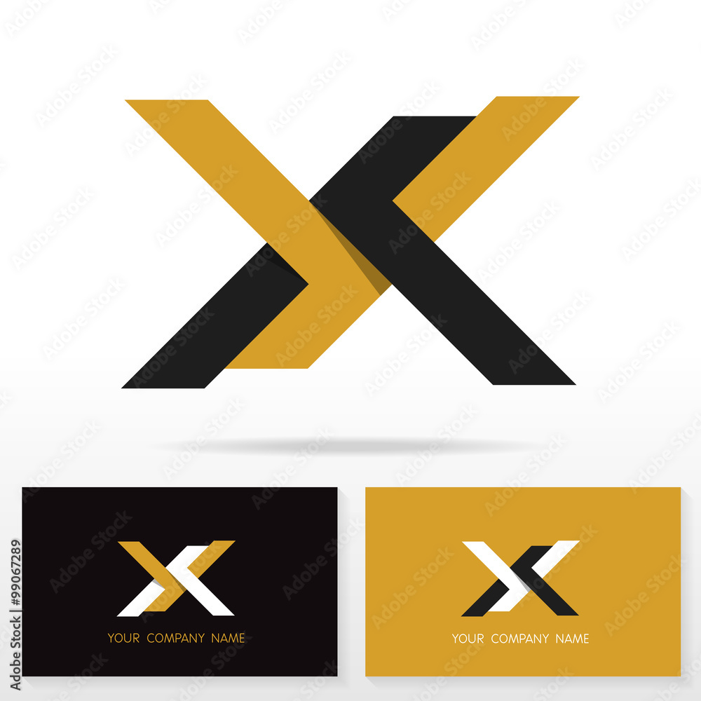 Letter X logo design - vector sign. Business card templates. Letter X logo design - vector sign. Business card templates.