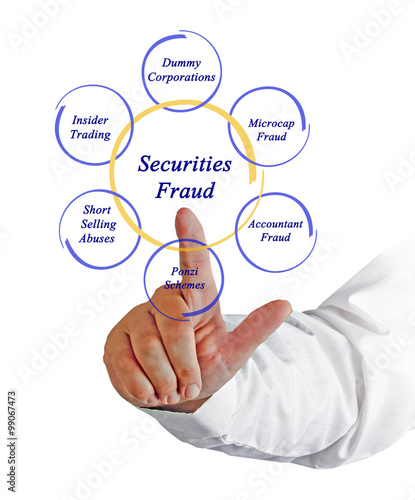 Diagram of Securities Fraud photo