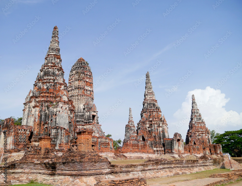 Chaiwattanaram temple .