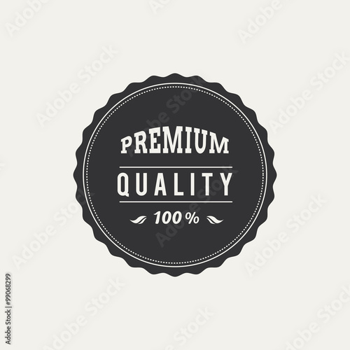 Premium Quality label