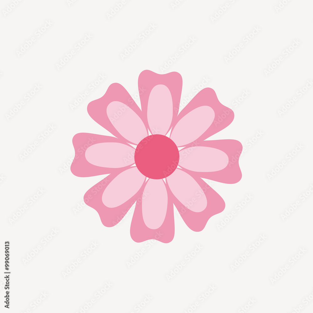 Abstract cute flower