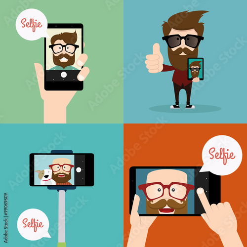 Cute Selfie background