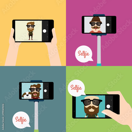 Cute Selfie background