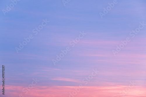 Beautiful sky, Dramatic sunset and sunrise. © nuruddean
