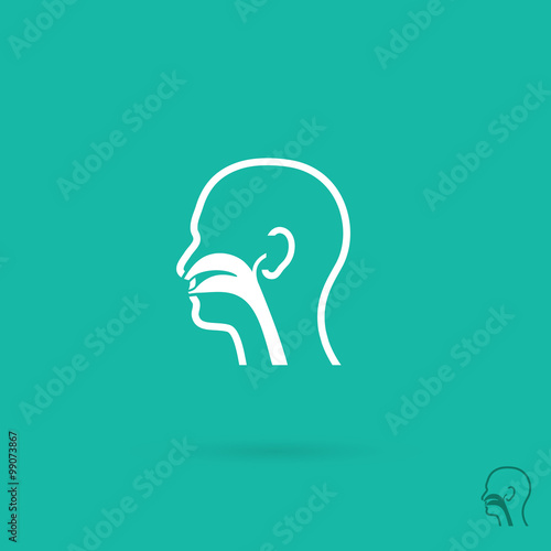 Ear, nose and throat clinic symbol