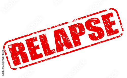 RELAPSE red stamp text