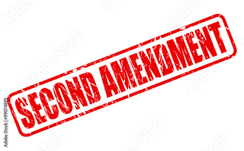 SECOND AMENDMENT red stamp text