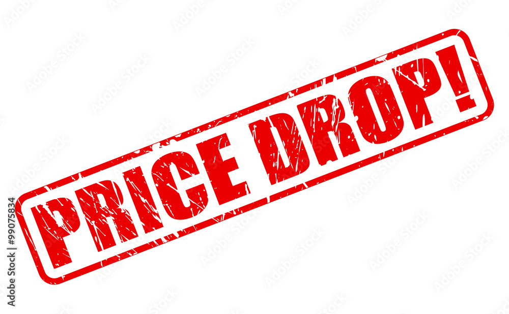PRICE DROP red stamp text Stock Vector Adobe Stock