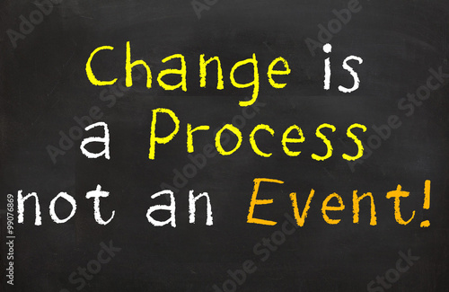 Change is a Process not an Event