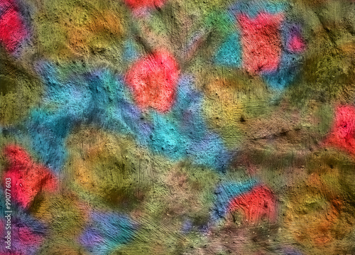 Colorful clay grunge background