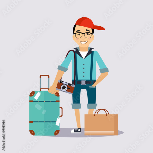 Travelling Insurance Vector Illustartion