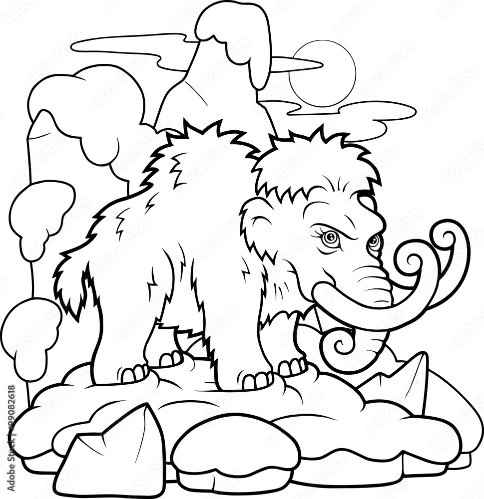 Obraz premium mastodon 
