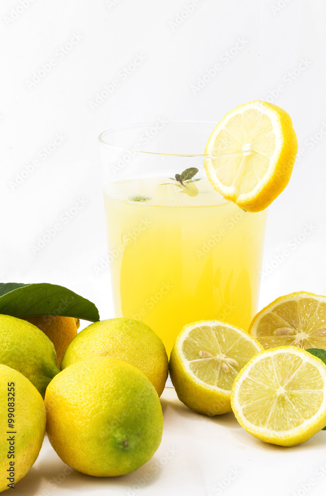 Juice drinks lemonade with mint Juice drinks lemonade with mint