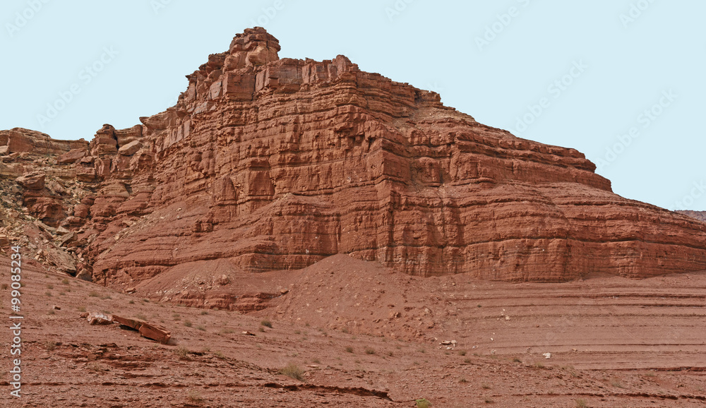 Red Rock Escarpment in the Desert