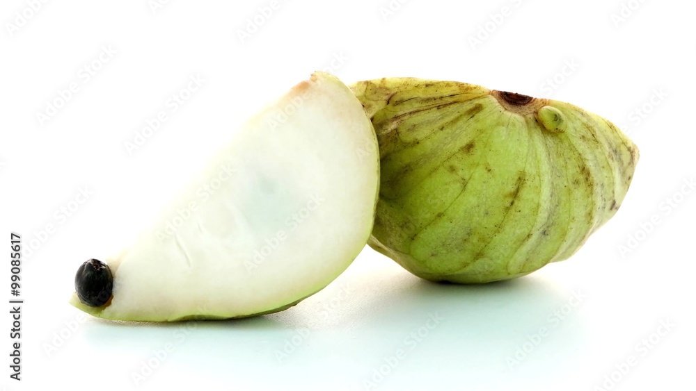 Fresh Custard Apple isolated on white background Fresh Custard Apple isolated on white background