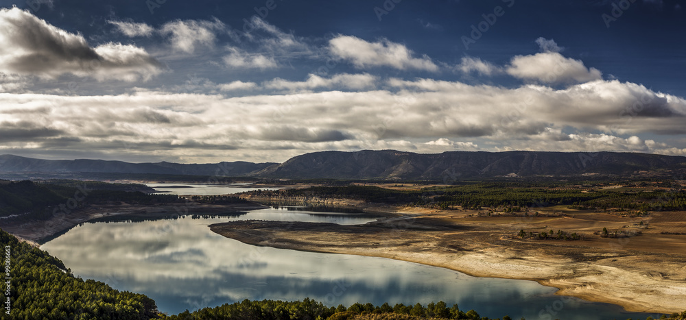 Landscape of the River Tagus. Spain.