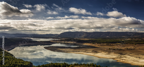 Landscape of the River Tagus. Spain.