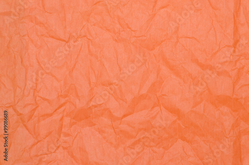 orange creased tissue paper background