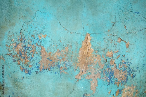 Old painted concrete wall