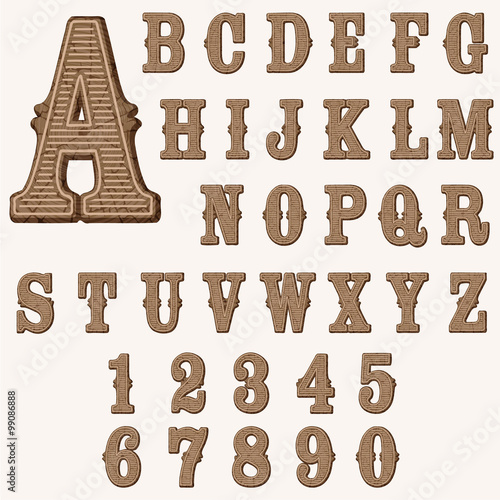 Wooden Alphabet