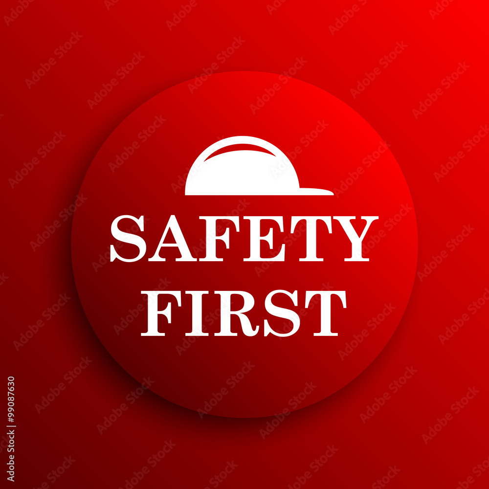 Safety first icon Safety first icon